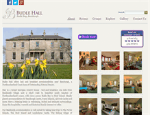 Tablet Screenshot of budlehall.com